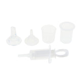 Maxbell Dog Cat Feeding Kit Pet Pill Dropper Feeder for Small Animals Dogs and Cats White