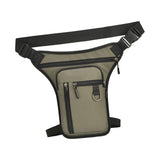 Maxbell Motorcycle Drop Leg Bag for Men Women Lightweight Waterproof PU Material Aureate