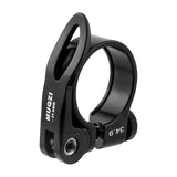 Maxbell Maxbell Bicycle Seat Post Clamp Durable for BMX Cycling Bracket 31.8mm or 34.9mm 34.9MM Black