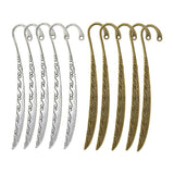 Maxbell 10 Pieces Bronze Silver Vintage Alloy Bookmarks With Hole For Jewelry Making