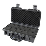 Maxbell Waterproof Watch Case Organizer Display Durable for Traveling Father Clock C Black with 10