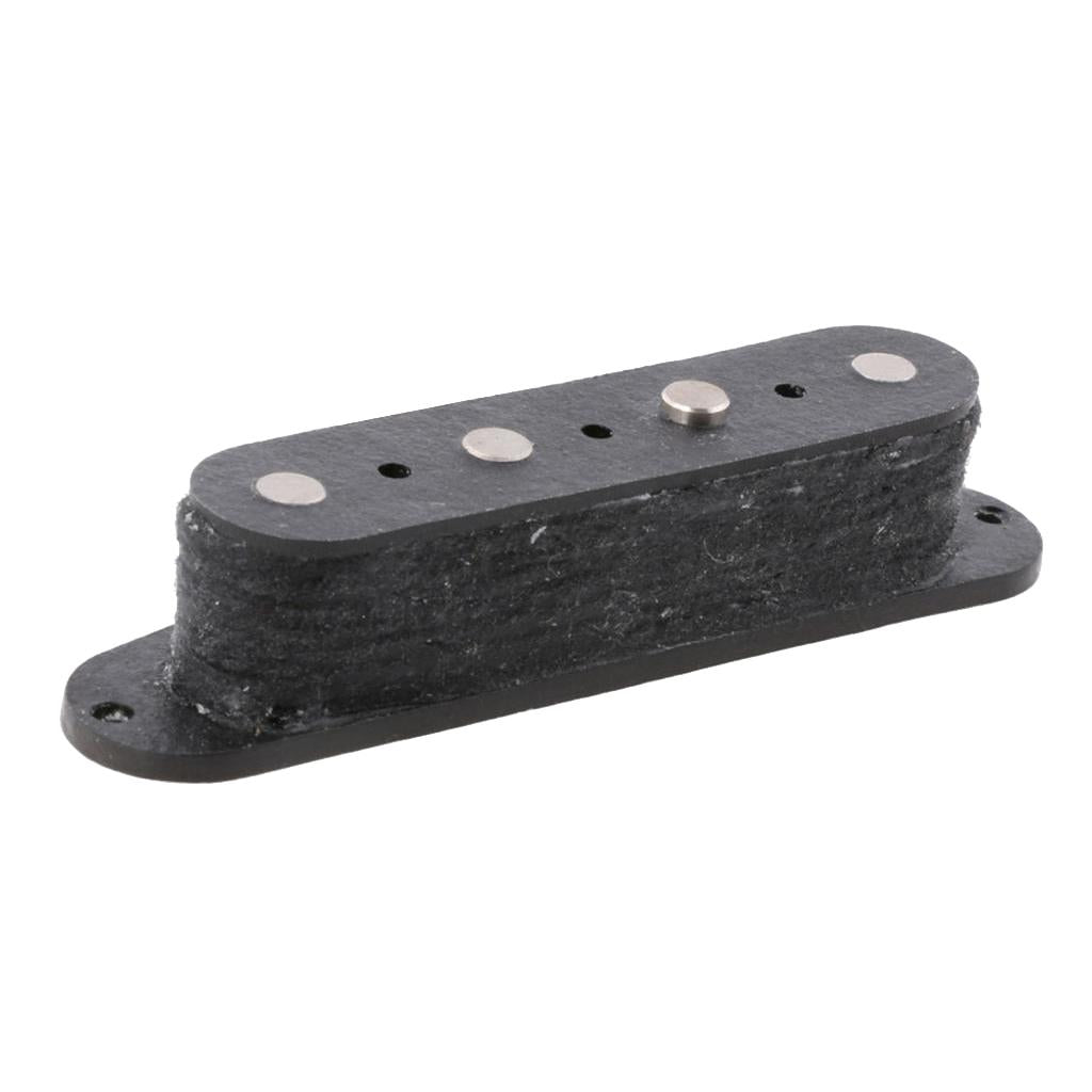 Max 4 Strings Electric Guitar Neck Bridge Pickups Humbucker for TL Guitar Black