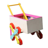 Max DIY Kids Educational Toy Stairs Pushcart Science Physics Experiments Model