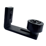 Maxbell Door Guide Black Rollers Adjustable Floor Guide for Indoor Home Office