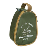 Maxbell Outdoor Sierra Bowls Cup Storage Bag Picnic Tableware Carrying Bag for BBQ Green