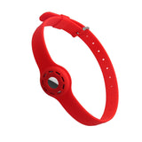 Maxbell Collar Holder Pet Dog Silicone Collar Soft Tear Resistant Red