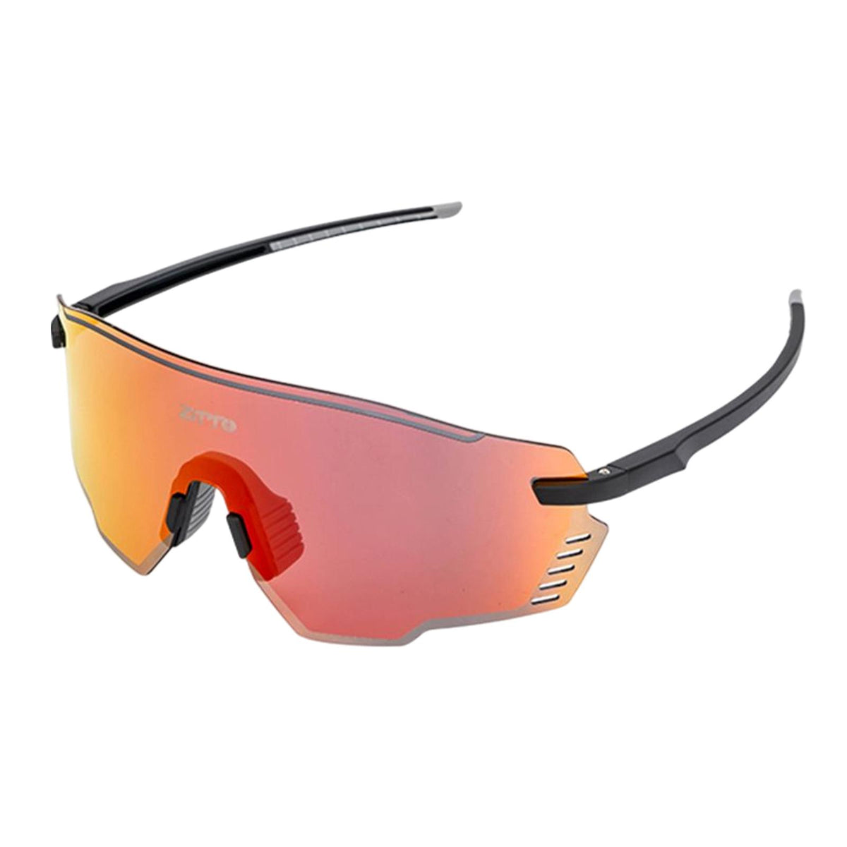 Maxbell Outdoor Cycling Glasses Sports Sunglasses Eye Protection for Fishing Hiking Black Red