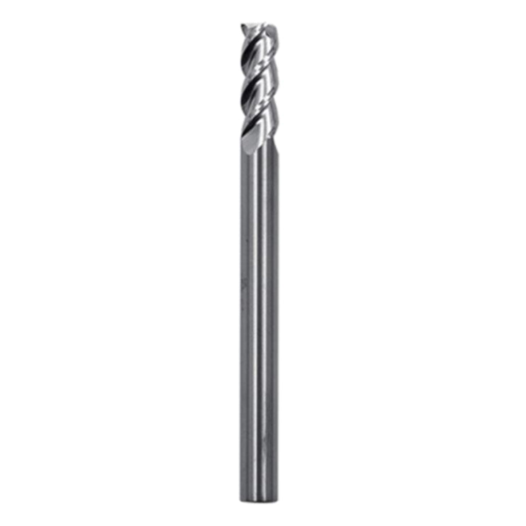 Max Maxb CNC Tungsten Steel Three-edge HRC45 Degree Flat-end Milling Tool 4x4Dx50mm