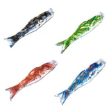 Maxbell 4 Pieces Japanese Windsock Carp Flags Fish Flag for Home Sushi Bar Restaurant 100cm