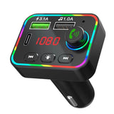 Maxbell Quick 3.1 Car Charger Adapter FM Transmitter Dual USB Port Digital Display