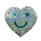 Max Love Heart - Sequin Sew On Applique Change Color Patch Embroidered Crafts