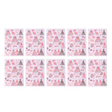 Maxbell 10 Sheets DIY Paper Stickers Diary Scrapbook Label Sticker Photo Album Decor