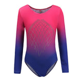 Maxbell Girls One-Piece Leotard Athletic Dance Gymnastics Bodysuit 10 Pink+Blue