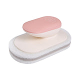Maxbell Multi Function Handle Cleaning Brush Scrubber Sponge Brush for Cooker Hoods Pink