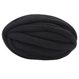 Maxbell Chunky Wool Yarn Filling Soft Knitting for Scarf Sweater Bed Fence Crochet black