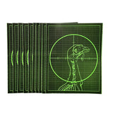 Maxbell 10 Pieces Target Stickers Splatter Paper Targets Highly Visible for Training