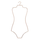 Maxbell Swimsuit Hanger Robes Outfits Dress Beachwear Rack for Laundry Closet Rose Aureate