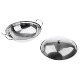 Maxbell Stainless Steel Pot Outdoor Camping Cookware Cooking Picnic Pan 8cm height