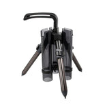 Maxbell Fishing Rod Tripod Bracket Lightweight Stand Holder Rack for Ship Boat gray short