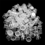 Max 100pcs Disposable Plastic Tattoo Cup Pot Pigment Ink Holder Tattoo Tools M