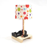 Maxbell Kids DIY STEM Toy Wooden Science Experiment Kits Desk Lamp