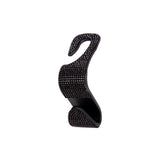 Maxbell Auto Car Backseat Hook Seat Hanger Shiny Eye Catching Save Space Durable Black