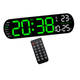 Maxbell Digital Alarm Clock with Temperature Display for Living Room NightStand Dorm Green