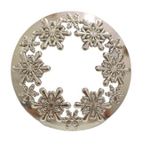 Maxbell Candle Topper Stable Burning Jar Candle Sleeve for Birthday Dinner Argent