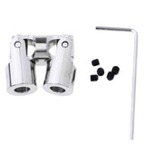 Max RC Model Metal Three-joint Universal Joint Gimbal Coupling Axle Joint 6-6mm