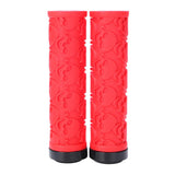 Maxbell 1 Pair Bike Bicycle MTB Handlebar Soft Rubber Bar Grip Covers Nonslip Red