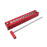 Maxbell Round Tube Drill Guide Practical Convenient Wood Post Drilling Holes