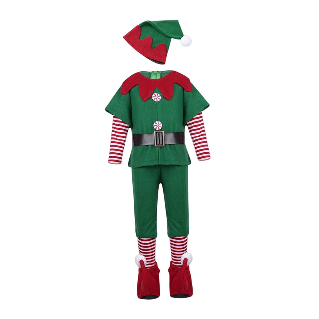 Maxbell Elf Christmas Costume Clothes Photo Props Cosplay for Party  Halloween Xmas Men 100cm