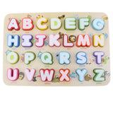 Maxbell Wooden Letter Block Puzzle Alphabet Board Montessori Educational Baby Toys