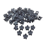 Maxbell 50pcs Floral Mini Hair Claw Clip Hair Pin for Baby Girl Grey