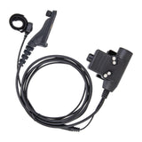 Maxbell U94 PTT Adapter Connector Cable with Clip for Xir P8268 P8668 Walkie Talkie