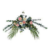 Maxbell Faux Floral Decoration for Photographic Props Engagement Ceremony Pink