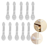 Maxbell 10Pcs Baby Drawer Cupboard Cabinet Door Drawers Lengthened Safety Lock Latch