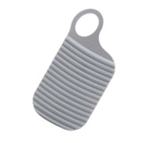 Maxbell Hand Washing Board with Handle Anti Slip PE for Laundry Tools Home Teens Gray