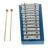 Max 15 Keys Aluminum Xylophone with Mallets for Kids Early Educational