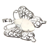 Maxbell Butterfly Charm Elegant DIY Making Supplies for Engagement Dating Daily Wear White