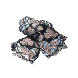 Maxbell Fingerless Gloves Sunscreen Summer Accessories Women Lace Gloves for Costume Light Blue