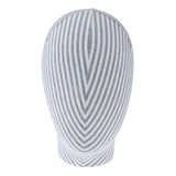 Maxbell 20 inch Mannequin Canvas Head Wig Toupee Hat Display Head for Showcase Blue