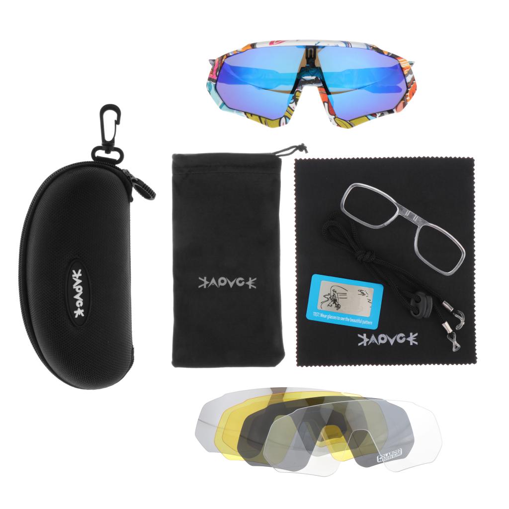 Maxbell Bike Professional Polarized Cycling Glasses Sports Sunglasses UV400 Style1