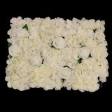 Maxbell Artificial Silk Rose Hydrangea Flower Wall Decor White