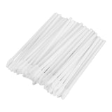 Max 50 Pcs Disposable Lip Brushes Gloss Wands Applicators Makeup Tool White