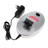 Max Nail Lacquer Shaker Adjustable Gel Polish Varnish Bottle Shaking Machine EU Silver