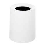 Maxbell 12L Bathroom Rubbish Bin Round Trash Can Waste Container Wastebasket  White