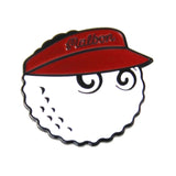 Maxbell Golf Ball Marker Magnetic Hat Clip Zinc Alloy for Men Women Golf Accessories Red 3.4x3.2x1cm