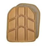 Maxbell 2Piece Shock Plates Protective EVA Foam Body Carrier Vest for Airsoft Combat Brown