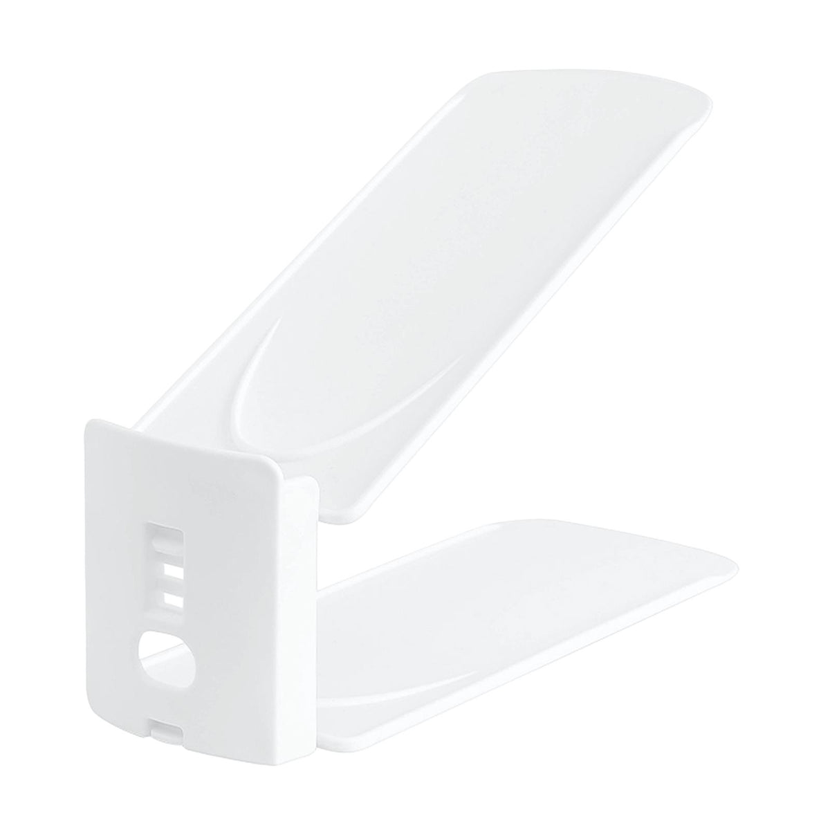 Maxbell Shoes Display Stand Adjustable for Dormitory Living Room Men Leather Shoe White